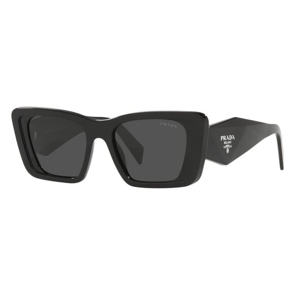 New PRADA Black Butterfly PR 08YS 1AB5S0 Sunglasses Women - Picture 1 of 6